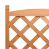Planter with Trellis Brown Solid Wood Fir - Image 2
