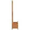 Planter with Trellis Brown Solid Wood Fir - Image 2