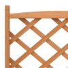 Planter with Trellis Brown Solid Wood Fir - Image 3