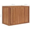Raised Bed 39.4"x19.7"x27.6" Solid Wood Teak - Image 5