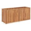 Garden Raised Bed 59.1"x19.7"x27.6" Solid Wood Teak - Image 3