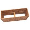 Garden Raised Bed 59.1"x19.7"x27.6" Solid Wood Teak - Image 4