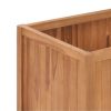 Garden Raised Bed 59.1"x19.7"x27.6" Solid Wood Teak - Image 5