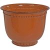 Michael 14.5" Metal Outdoor Plant Pot Set with Drainage Holes and Rubber Plugs - Image 6