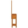 Planter with Trellis and Shelf 21.7"x11.6"x59.8" Solid Wood Acacia - Image 4