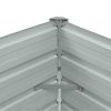 Garden Raised Bed Brown 39.4"x15.7"x17.7" Galvanized Steel - Image 7