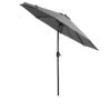 9ft Outdoor Patio Market Umbrella with Push Button Tilt and Crank in Blue