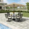 10' x 8' Patio Square Market Umbrella with Skirted Canopy - Image 3