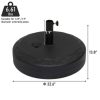 22 inches Patio Umbrella Base HDPE Round Umbrella Base Round Outdoor Umbrella Stand - Image 2