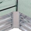 4' x 2' Steel Raised Garden Bed with Mini Greenhouse - Image 10