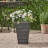Sleek and Sophisticated Tapered Square Planter for Home and Garden - Image 3