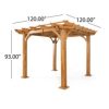 BRADY SQUARE 10 x 10 FT. PERGOLA - Image 3