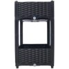 Elevated Planter Box for Outdoor Gardening (15.7"x15.7"x27.7", Black) - Image 4