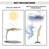 10 Ft. Outdoor Patio Cantilever Umbrella with Stand - Image 6