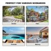 10 Ft. Outdoor Patio Cantilever Umbrella with Stand - Image 11
