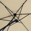 10 Ft. Outdoor Patio Cantilever Umbrella with Stand - Image 10