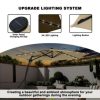 10ft Outdoor Patio Cantilever Umbrella with Waterproof and UV Resistant - Image 5