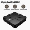33inch Umbrella Base with Wheels Fillable Umbrella Base 220 lbs306 lbs Water & Sand Filled Weighted Base Patio Umbrella Base for Cross/Rotation Base - Image 5
