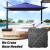 33inch Umbrella Base with Wheels Fillable Umbrella Base 220 lbs306 lbs Water & Sand Filled Weighted Base Patio Umbrella Base for Cross/Rotation Base - Image 9