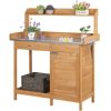 Yaheetech Outdoor Garden Potting Bench Table
