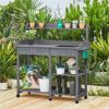 Yaheetech Potting Bench Outdoor Garden Work Bench Station - Image 3