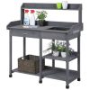 Yaheetech Potting Bench Outdoor Garden Work Bench Station