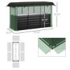Outsunny Galvanized Raised Garden Bed with Crop Cage & Shade Cloth, - Image 3