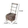 Handcrafted Wooden Nest Planter ?C Clay Pot for Indoor & Outdoor Use - Image 3