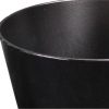 10" Red Recycled Plastic Indoor Outdoor Round Pot Planter - Image 2