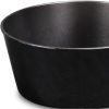 10" Red Recycled Plastic Indoor Outdoor Round Pot Planter - Image 4