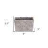 Speckle Glaze Cement Rectangular Pot Planter ?C Indoor & Outdoor Decorative Pot - Image 8