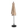 9ft Outdoor Patio Umbrella, Tilt & Crank, Khaki (Base Not Included) - Image 3