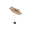 9ft Outdoor Patio Umbrella, Tilt & Crank, Khaki (Base Not Included) - Image 6