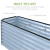 Best Choice Products 8x2x2ft Outdoor Metal Raised Garden Bed, Planter Box for Vegetables, Flowers, Herbs - Image 6