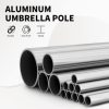 10FT Patio Umbrella, Outdoor Table Umbrella with Push Button Tilt and Crank, UV Protection Waterproof Market Sun Umbrella with 8 Sturdy Ribs for Garden, Deck, Backyard, Pool - Image 5