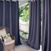 Elrene Connor 52" x 108" Indoor/Outdoor Grommet Panel, Water