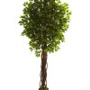 Nearly Natural 7.5' Ficus UV